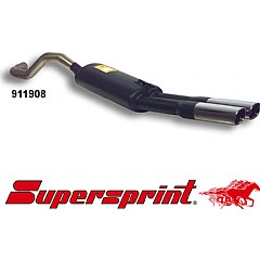 911908 Supersprint Rear Exhaust Twin Oval 95mm x 75mm Skoda Octavia 1 1U    ,  Saloon 1.9 TDI 110Hp To 05