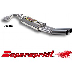 912168 Supersprint Rear Exhaust Twin Oval CLASS 95mm x 80mm - Stainless steel VW Bora 1J    ,   2.3 V5 99 On