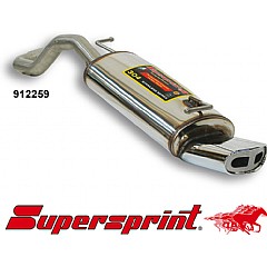 912259 Supersprint Rear Exhaust Oval EVO2 145mm x 75mm Seat Leon 1 1M 99-06    ,   1.4 16V 75Hp 00 - 05
