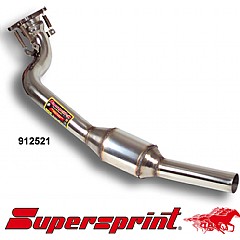 912521 Supersprint Pipe Kit for Turbo charger Stainless steel with Metal Cat Seat Ibiza 2 6K 99-02    ,   1.8T 156Hp 00 - 01