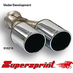 915216 Supersprint Endpipe Twin Round 80mm Seat Leon 2 1P 2006>    ,   2.0 TFSI 185Hp 06 On