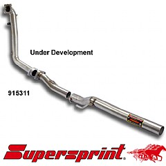 915311 Supersprint Downpipe - (Replaces OEM Cat) VW Polo 6R    ,  3 Door 1.2 TSI 105Hp 2009 On