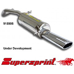 915905 Supersprint Rear Exhaust 120mm x 80mm Seat Ibiza 4 6J 2009>    ,   1.2 TSI 105Hp 10 On