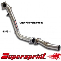 915911 Supersprint Downpipe - (Replaces OEM Cat) VW Polo 6R    ,  3 Door 1.2 TSI 105Hp 2009 On