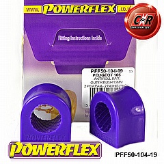 PFF50-104-19 Anti Roll Bar Outer Bushes 19mm citroen Saxo inc VTS/VTR 1996-2003,