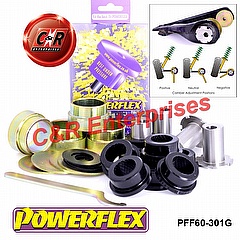 PFF60-301G Front Lower Wishbone Bushes, Camber Adjustable renault Twingo II 2007-2014,