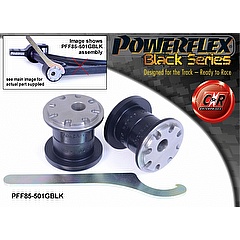 PFF85-501GBLK Front Wishbone Front Bushes Camber Adjustable Audi S3/RS3 MK2 8P 2006-2012,