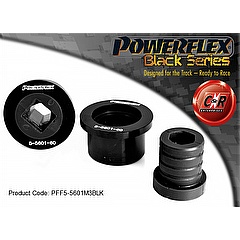 PFF5-5601M3BLK Front Wishbone Rear Bushes, Aluminium Outer bmw E46 M3 99-06,