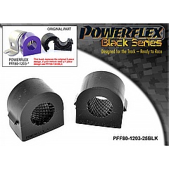 PFF80-1203-25BLK Front Anti Roll Bar Mounting Bushes 25mm (2 Piece) cadillac BLS 2005 - 2010,