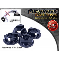 PFR36-630BLK Rear Diff Mount Inserts fiat 124 SPIDER 2016 on,