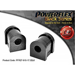 PFR27-615-17.5BLK Rear Anti Roll Bar Bushes 17.5mm jaguar S Type - X202/4/6 2002-2009,