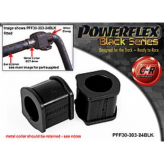 PFF30-303-24BLK Front Anti Roll Bar Inner Bushes 24mm lancia Integrale 16v 1989-1994,