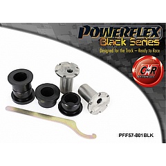 PFF57-801BLK Front Track Control Arm Inner Bushes, Camber Adjustable porsche Cayman 987C 2005 - 2012,