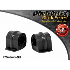 PFF66-204-24BLK Front Anti Roll Bar Mounts 24mm saab 9-3 1998-2002,