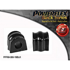 PFF69-205-19BLK Front Anti Roll Bar Bushes subaru Forester SG 02-08,