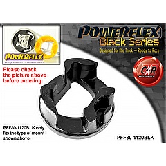 PFF80-1120BLK Lower Rear Engine Mount Insert vauxhall Corsa D 2006-2014,