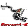 Supersprint Rear Exhaust Twin Round 90mm