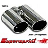 Supersprint Endpipe Twin Round 90mm