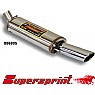 Supersprint Rear Exhaust 120mm x 80mm Stainless steel