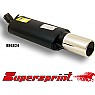 Supersprint Rear Exhaust MEGA Single Round 120mm